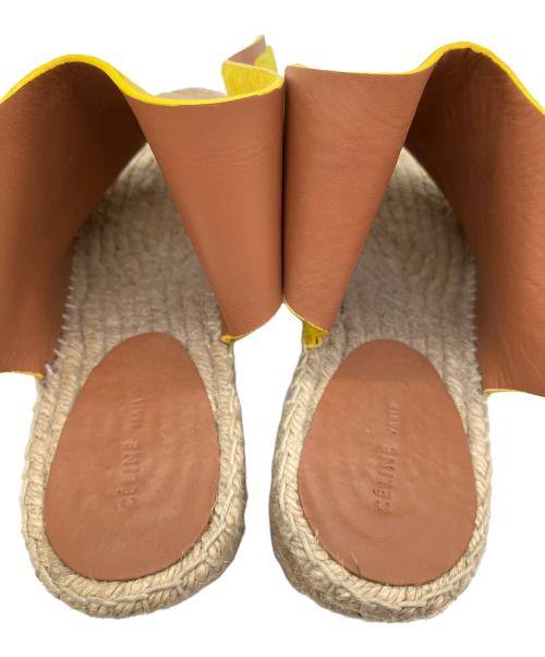 CELINE（セリーヌ）CELINE (セリーヌ) サンダル イエロー サイズ:SIZE 38の古着・服飾アイテム