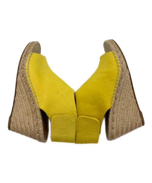 CELINE（セリーヌ）CELINE (セリーヌ) サンダル イエロー サイズ:SIZE 38の古着・服飾アイテム