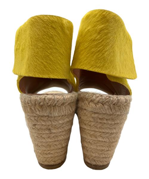 CELINE（セリーヌ）CELINE (セリーヌ) サンダル イエロー サイズ:SIZE 38の古着・服飾アイテム