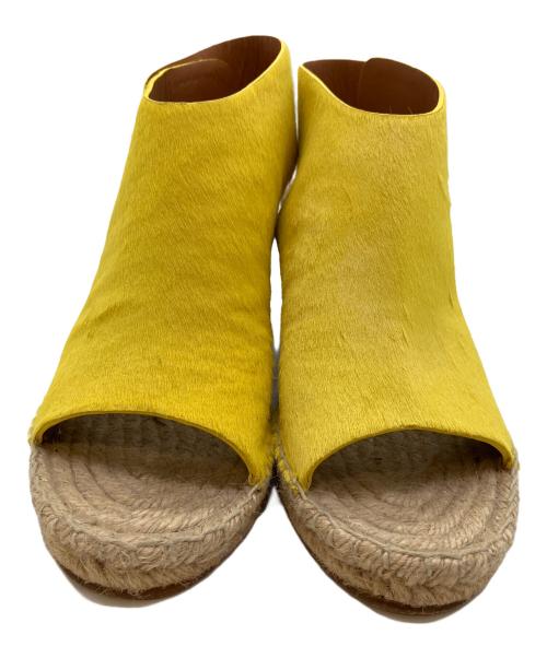 CELINE（セリーヌ）CELINE (セリーヌ) サンダル イエロー サイズ:SIZE 38の古着・服飾アイテム