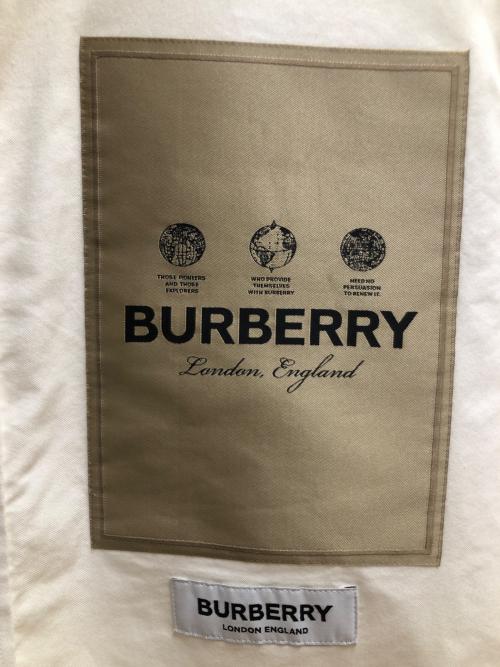 BURBERRY LONDON（バーバリーロンドン）BURBERRY LONDON (バーバリーロンドン) ロゴラベルアップリケ長袖シャツ ホワイト サイズ:SIZE XXLの古着・服飾アイテム