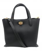 COACHコーチ）の古着「ウィロウトート24　2WAYバッグ」｜ブラック