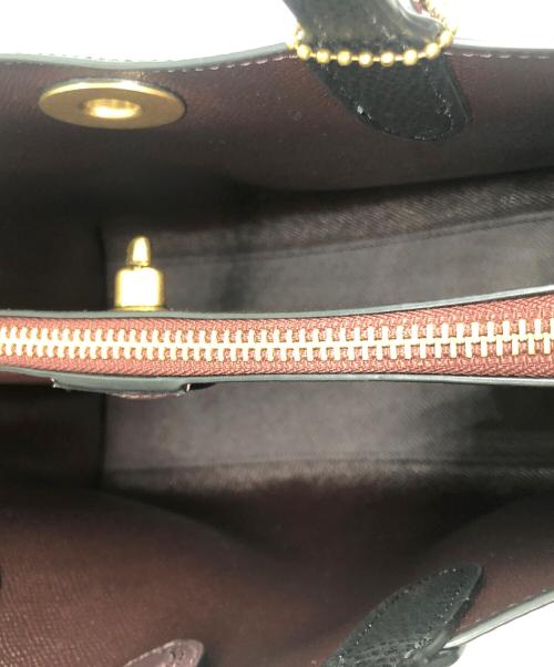 COACH（コーチ）COACH (コーチ) ウィロウトート24　2WAYバッグ ブラックの古着・服飾アイテム