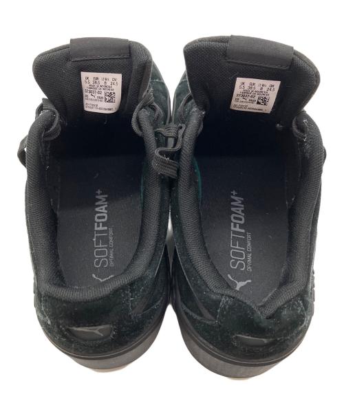 PUMA（プーマ）PUMA (プーマ) SMASH PLATFORM V2 SD スウェードシューズ ブラック サイズ:SIZE 24.5cmの古着・服飾アイテム