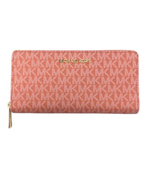 MICHAEL KORS（マイケル・コース）MICHAEL KORS (マイケルコース) 長財布 ピンクの古着・服飾アイテム