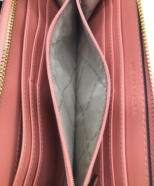 MICHAEL KORS（マイケル・コース）MICHAEL KORS (マイケルコース) 長財布 ピンクの古着・服飾アイテム