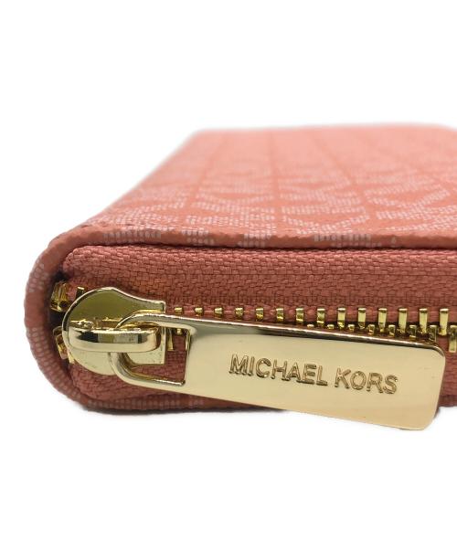 MICHAEL KORS（マイケル・コース）MICHAEL KORS (マイケルコース) 長財布 ピンクの古着・服飾アイテム