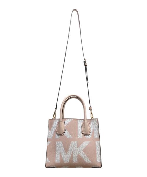 MICHAEL KORS（マイケル・コース）MICHAEL KORS (マイケルコース) ハンドバッグ ピンクの古着・服飾アイテム