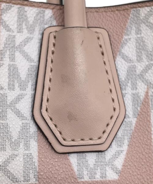 MICHAEL KORS（マイケル・コース）MICHAEL KORS (マイケルコース) ハンドバッグ ピンクの古着・服飾アイテム