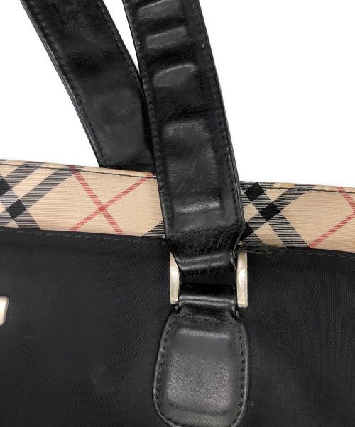 BURBERRY（バーバリー）BURBERRY (バーバリー) トートバッグ ブラックの古着・服飾アイテム