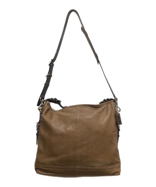 COACH（コーチ）COACH (コーチ) HARRISON East West Satchel（ハリソン イーストウエスト サッチェル） ブラウンの古着・服飾アイテム