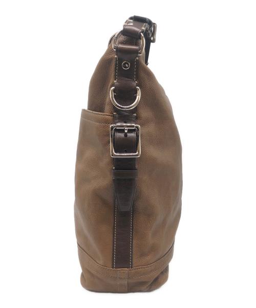 COACH（コーチ）COACH (コーチ) HARRISON East West Satchel（ハリソン イーストウエスト サッチェル） ブラウンの古着・服飾アイテム