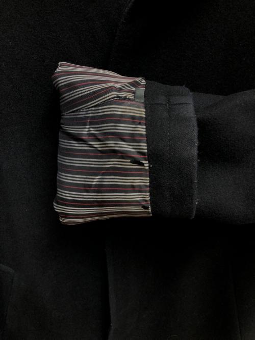 BURBERRY BLACK LABEL（バーバリーブラックレーベル）BURBERRY BLACK LABEL (バーバリーブラックレーベル) ステンカラーコート ブラック サイズ:SIZE Mの古着・服飾アイテム