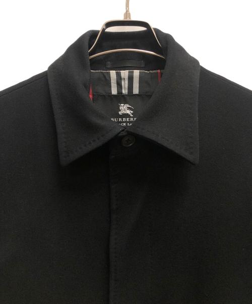 BURBERRY BLACK LABEL（バーバリーブラックレーベル）BURBERRY BLACK LABEL (バーバリーブラックレーベル) ステンカラーコート ブラック サイズ:SIZE Mの古着・服飾アイテム