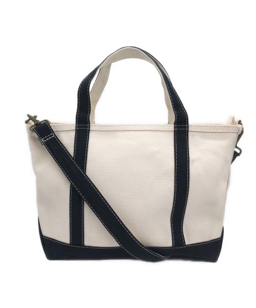 L.L.Bean（エルエルビーン）L.L.Bean (エルエルビーン) 2WAYバッグ ベージュ×ブラックの古着・服飾アイテム