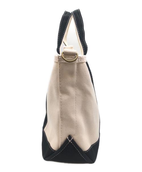 L.L.Bean（エルエルビーン）L.L.Bean (エルエルビーン) 2WAYバッグ ベージュ×ブラックの古着・服飾アイテム