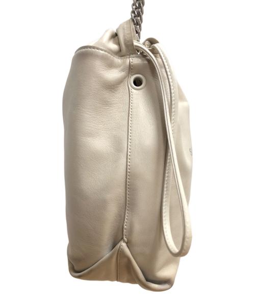 Saint Laurent Paris（サンローランパリ）Saint Laurent Paris (サンローランパリ) テディバケット ショルダーバッグ アイボリーの古着・服飾アイテム