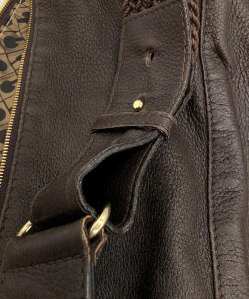 GHERARDINI（ゲラルディーニ）GHERARDINI (ゲラルディーニ) ショルダーバッグ ブラウンの古着・服飾アイテム