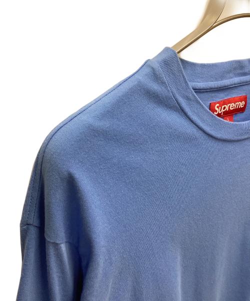 SUPREME（シュプリーム）SUPREME (シュプリーム) Racing intarsia（レーシング インターシャ）　長袖カットソー ブルー サイズ:SIZE Lの古着・服飾アイテム