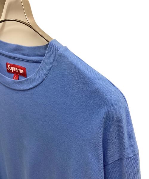 SUPREME（シュプリーム）SUPREME (シュプリーム) Racing intarsia（レーシング インターシャ）　長袖カットソー ブルー サイズ:SIZE Lの古着・服飾アイテム