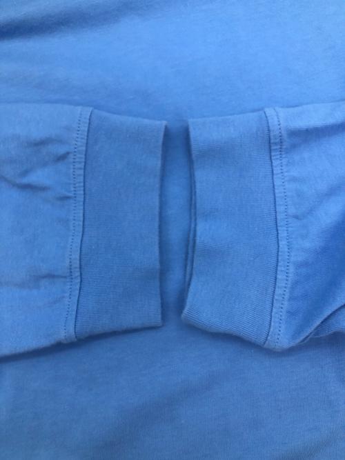 SUPREME（シュプリーム）SUPREME (シュプリーム) Racing intarsia（レーシング インターシャ）　長袖カットソー ブルー サイズ:SIZE Lの古着・服飾アイテム