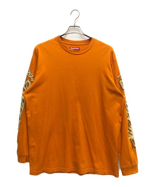 SUPREME（シュプリーム）SUPREME (シュプリーム) 長袖カットソー オレンジ サイズ:SIZE Lの古着・服飾アイテム