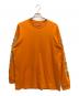 SUPREME（シュプリーム）の古着「長袖カットソー」｜オレンジ