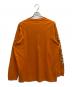 SUPREME (シュプリーム) 長袖カットソー オレンジ サイズ:SIZE L：8000円