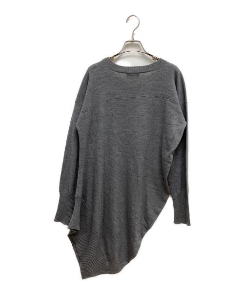 Vivienne Westwood RED LABEL（ヴィヴィアンウエストウッドレッドレーベル）Vivienne Westwood RED LABEL (ヴィヴィアンウエストウッドレッドレーベル) ラブアローニットワンピース グレー サイズ:SIZE 2の古着・服飾アイテム