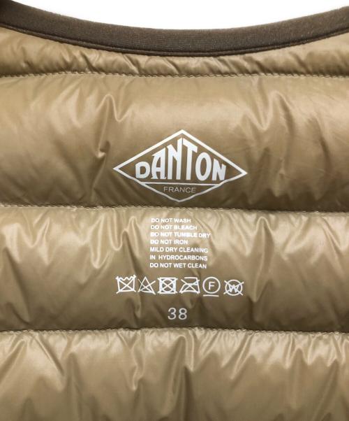 DANTON（ダントン）DANTON (ダントン) インナーダウンベスト ベージュ サイズ:SIZE 38の古着・服飾アイテム