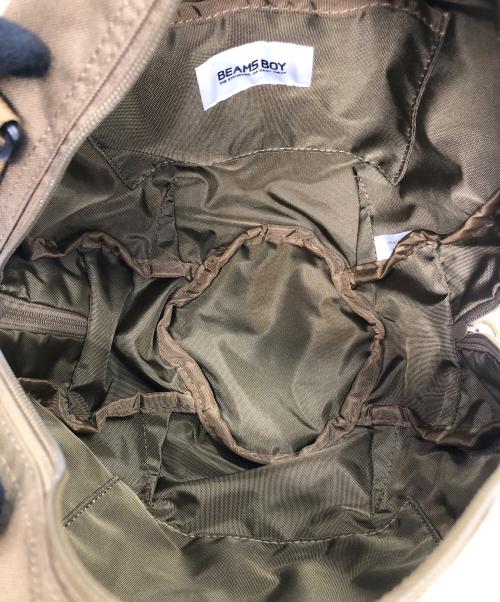 BEAMS BOY（ビームスボーイ）BEAMS BOY (ビームスボーイ) BRIEFING (ブリーフィング) ヘルメット2WAYバッグ ベージュの古着・服飾アイテム