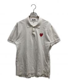 PLAY COMME des GARCONS（プレイコムデギャルソン）の古着「ポロシャツ」｜ホワイト