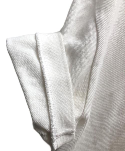 PLAY COMME des GARCONS（プレイコムデギャルソン）PLAY COMME des GARCONS (プレイコムデギャルソン) ポロシャツ ホワイト サイズ:SIZE Mの古着・服飾アイテム
