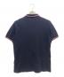 PRADA (プラダ) ポロシャツ ネイビー×レッド サイズ:SIZE L：9000円