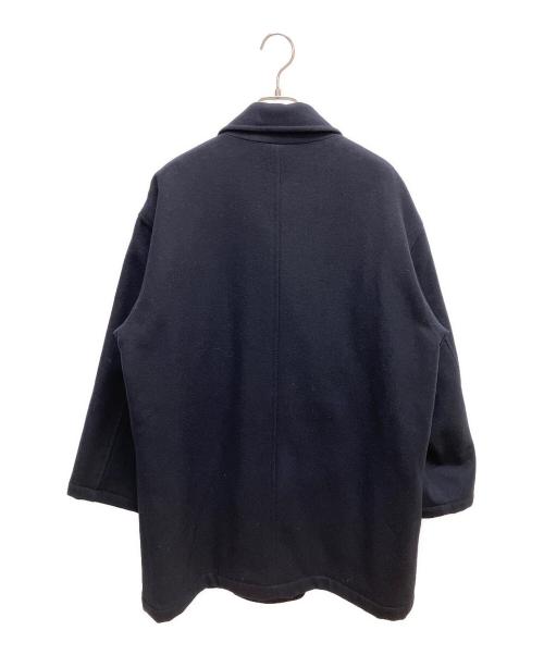 CHEMISE LACOSTE（シュミーズ ラコステ）CHEMISE LACOSTE (シュミーズ ラコステ) ウールコート Pコート ネイビー サイズ:SIZE 3の古着・服飾アイテム
