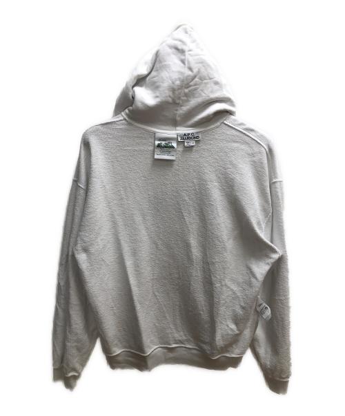 A.P.C.（アーペーセー）A.P.C. (アーペーセー) JJJJound (ジョウンド) Hôtel Souvenirs Hoodie パーカー ホワイト サイズ:SIZE Mの古着・服飾アイテム