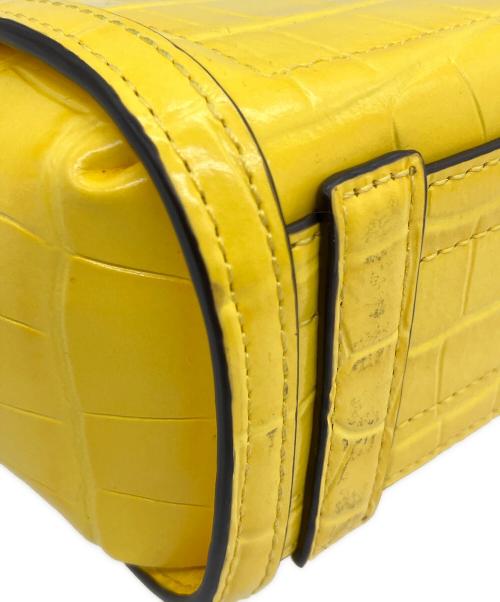 LAUREN RALPH LAUREN（ローレンラルフローレン）LAUREN RALPH LAUREN (ローレンラルフローレン) 2WAYハンドバッグ イエローの古着・服飾アイテム