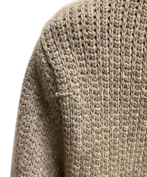 Zanone（ザノーネ）Zanone (ザノーネ) ニットジャケット オレンジ×グレー サイズ:SIZE 46の古着・服飾アイテム