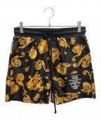 VERSACE JEANS COUTUREヴェルサーチ ジーンズクチュール）の古着「ハーフパンツ」｜ブラック
