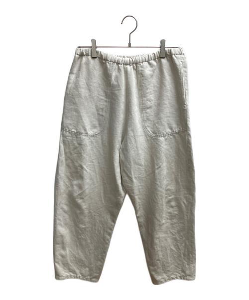 DANTON（ダントン）DANTON (ダントン) コットンリネンイージーパンツ ベージュ サイズ:SIZE 38の古着・服飾アイテム