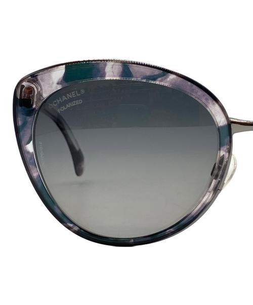 CHANEL（シャネル）CHANEL (シャネル) サングラス グレー サイズ:56□21-140の古着・服飾アイテム