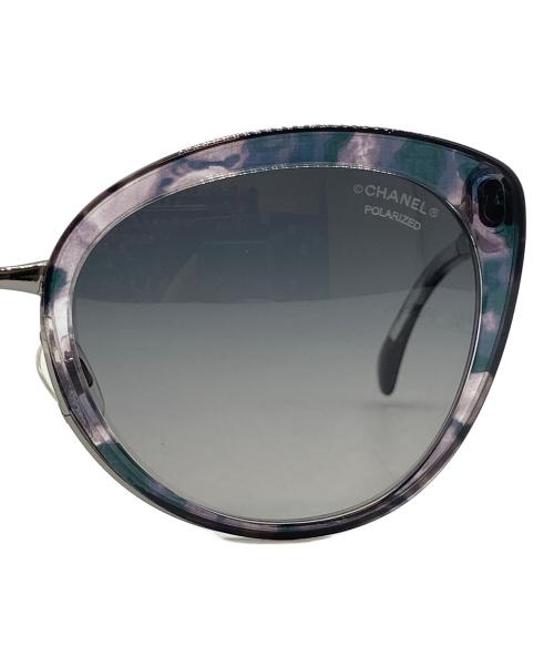 CHANEL（シャネル）CHANEL (シャネル) サングラス グレー サイズ:56□21-140の古着・服飾アイテム