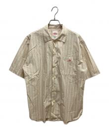 DANTON（ダントン）の古着「ワークシャツ」｜ベージュ