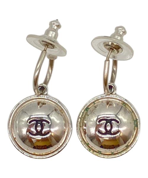 CHANEL（シャネル）CHANEL (シャネル) ココマーク　フープピアス シルバーカラーの古着・服飾アイテム