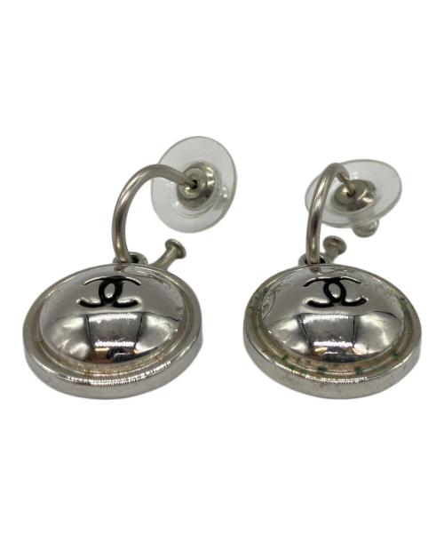 CHANEL（シャネル）CHANEL (シャネル) ココマーク　フープピアス シルバーカラーの古着・服飾アイテム