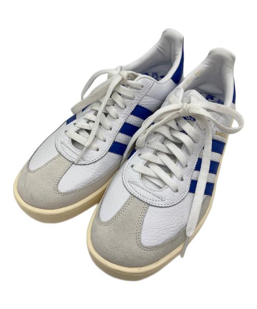 adidas（アディダス）adidas (アディダス) Barcelona スニーカー ホワイト×ブルー サイズ:SIZE 28cmの古着・服飾アイテム