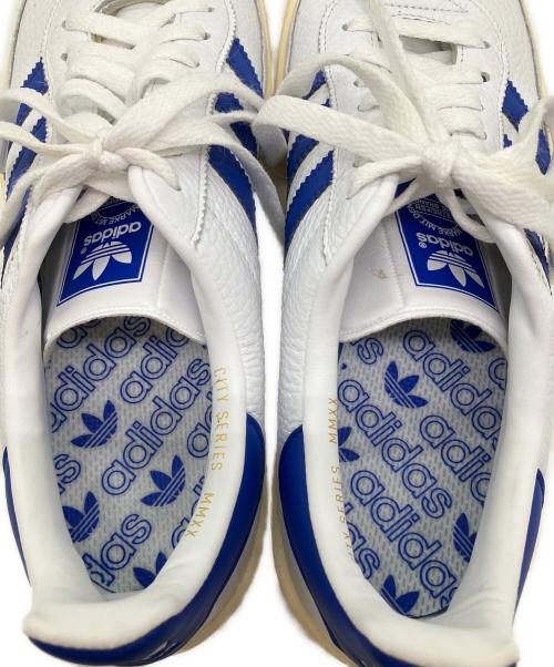 adidas（アディダス）adidas (アディダス) Barcelona スニーカー ホワイト×ブルー サイズ:SIZE 28cmの古着・服飾アイテム