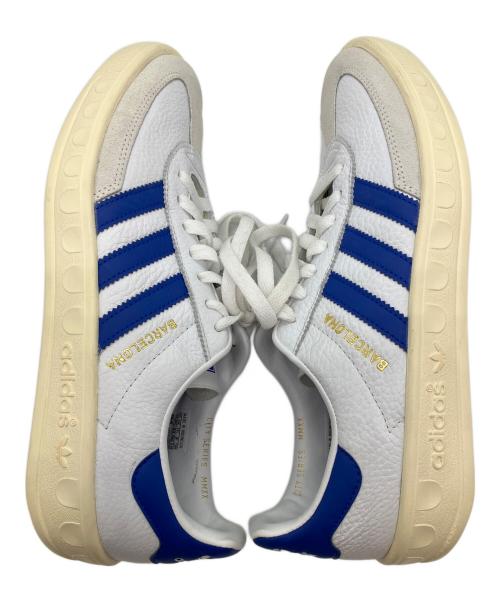 adidas（アディダス）adidas (アディダス) Barcelona スニーカー ホワイト×ブルー サイズ:SIZE 28cmの古着・服飾アイテム