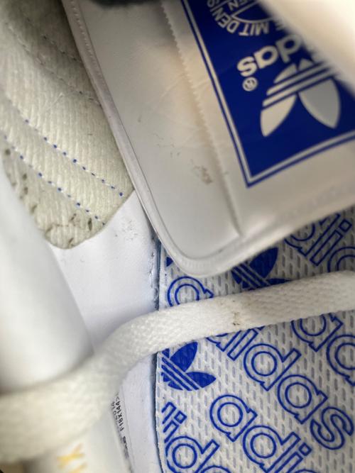 adidas（アディダス）adidas (アディダス) Barcelona スニーカー ホワイト×ブルー サイズ:SIZE 28cmの古着・服飾アイテム