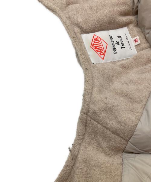 DANTON（ダントン）DANTON (ダントン) モッサノーカラーダウンコート ベージュ サイズ:SIZE 38の古着・服飾アイテム